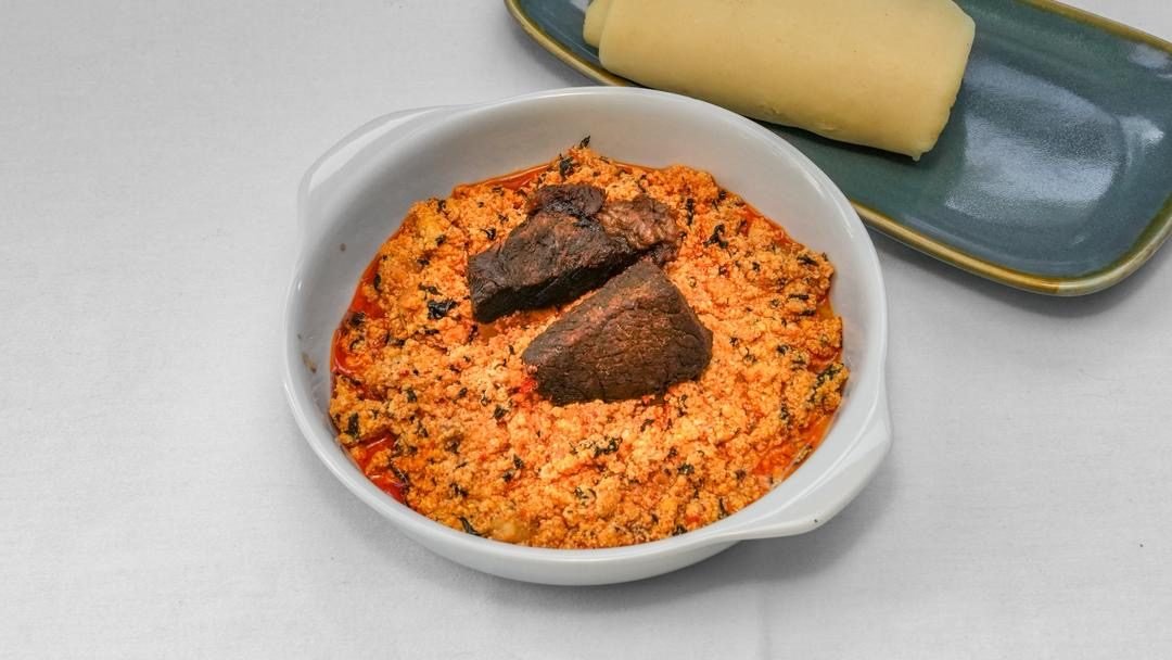 Ofada Rice & Beef